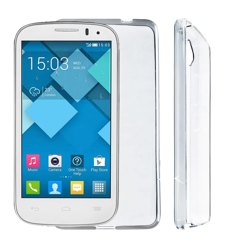 VOLTE-TEL SLIMCOLOR TPU ΘΗΚΗ ALCATEL SLIMCOLOR TPU POP C3 4033A ΔΙΑΦΑΝΗ