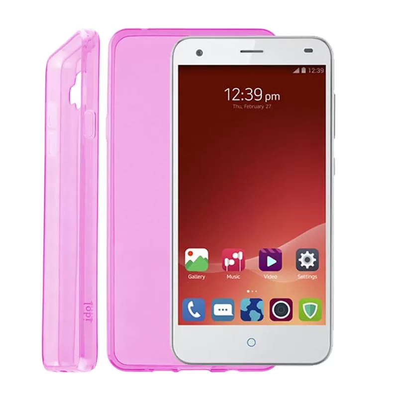 IDOL 1991 ΘΗΚΗ ZTE BLADE S6 ULTRA THIN TPU 0.3mm ΔΙΑΦΑΝΗ ΡΟΖ - Image 3
