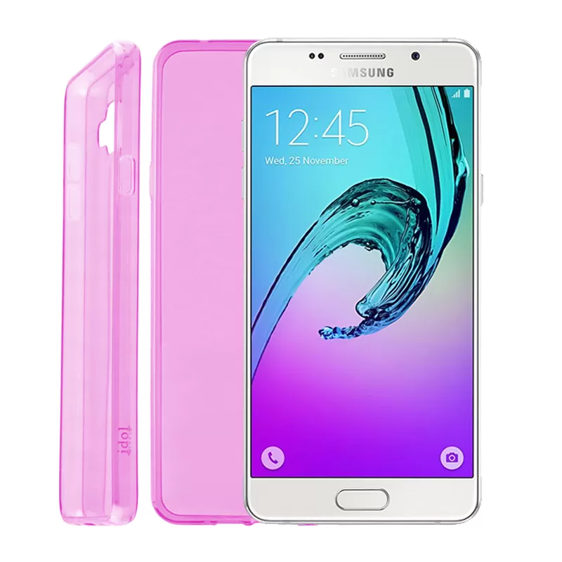 IDOL 1991 ΘΗΚΗ SAMSUNG A5 2016 A510 ULTRA THIN TPU 0.3mm ΔΙΑΦΑΝΗ ΡΟΖ
