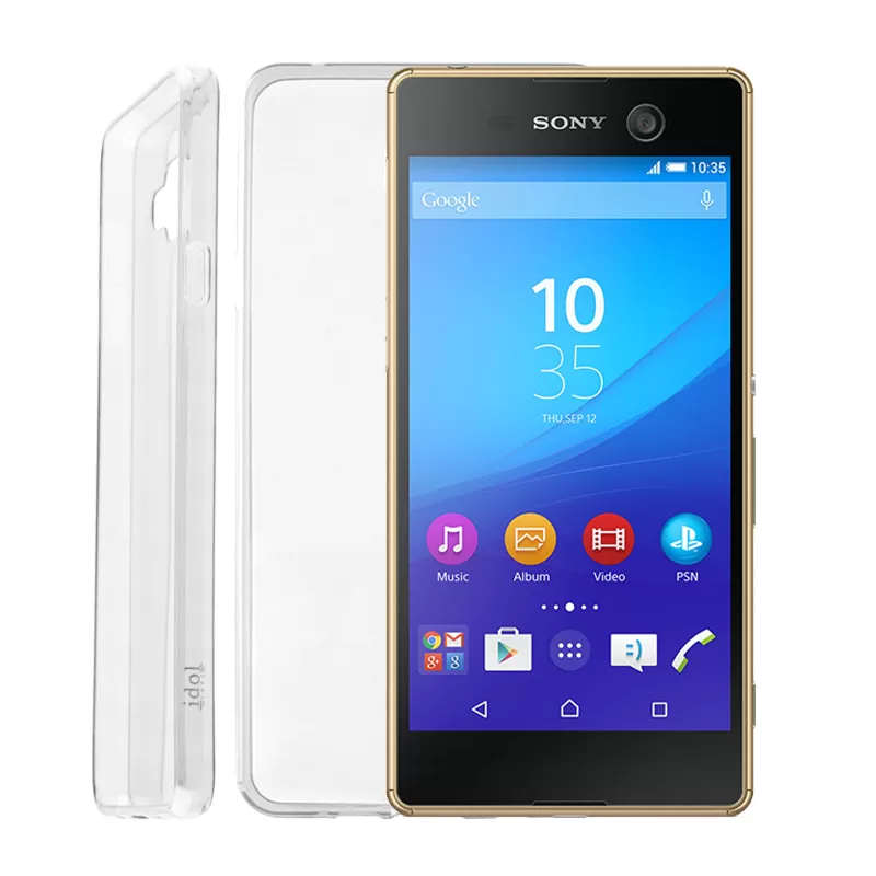 IDOL 1991 ULTRA THIN TPU ΘΗΚΗ SONY M5 E5603 0.3mm ΔΙΑΦΑΝΗ