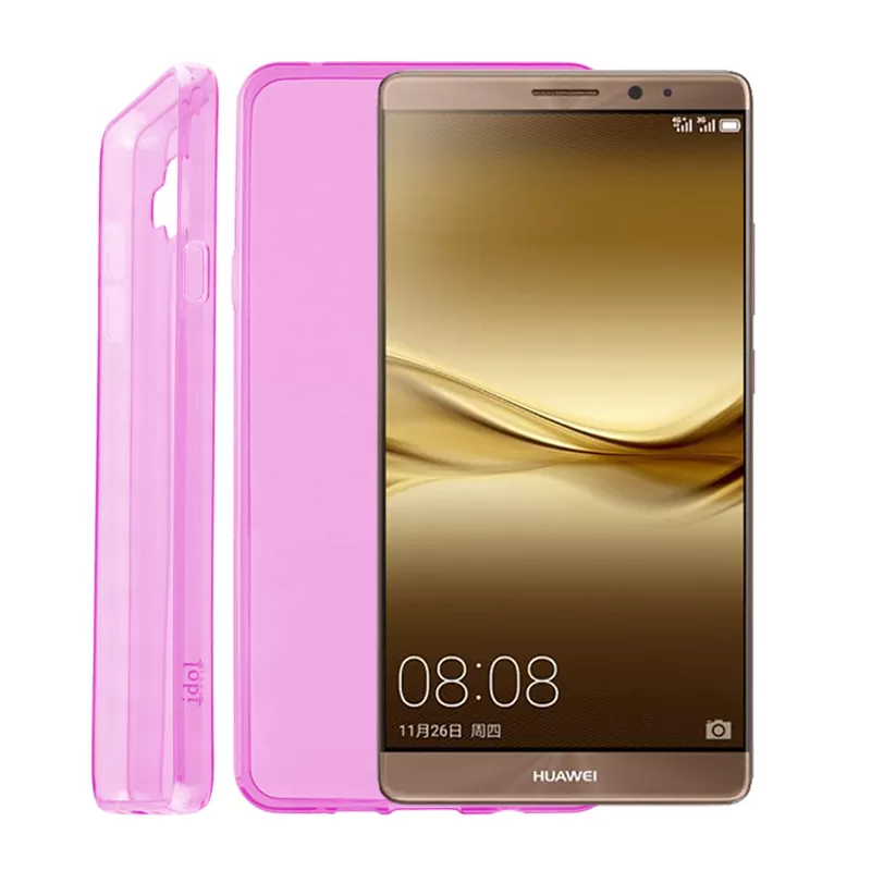IDOL 1991 ULTRA THIN TPU ΘΗΚΗ HUAWEI MATE 8 0.3mm ΔΙΑΦΑΝΗ ΡΟΖ