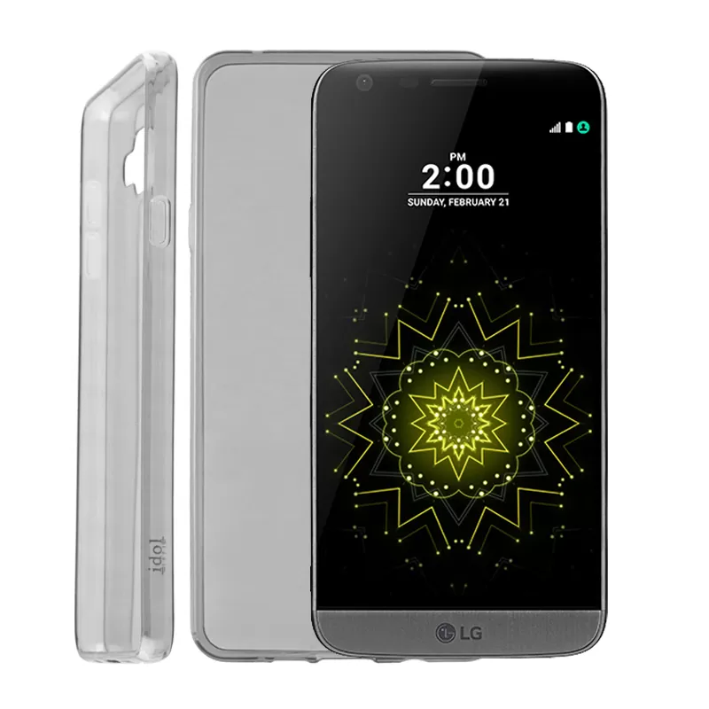 IDOL 1991 ULTRA THIN TPU ΘΗΚΗ LG G5 H850 0.3mm ΔΙΑΦΑΝΗ ΓΚΡΙ