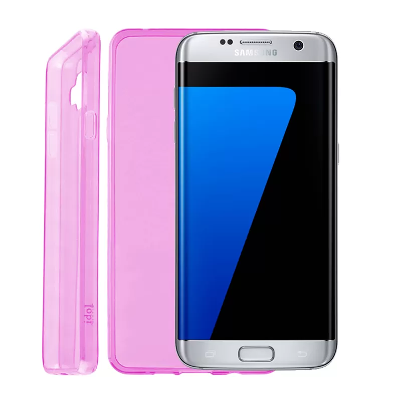 IDOL 1991 ULTRA THIN TPU ΘΗΚΗ SAMSUNG S7 EDGE G935 0.3mm ΔΙΑΦΑΝΗ ΡΟΖ