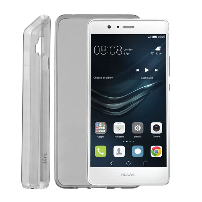 IDOL 1991 ULTRA THIN TPU ΘΗΚΗ HUAWEI P9 5.2in 0.3mm ΔΙΑΦΑΝΗ ΓΚΡΙ