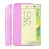 IDOL 1991 ΘΗΚΗ SONY XPERIA X F5121 5" ULTRA THIN TPU 0.3mm ΔΙΑΦΑΝΗ ΡΟΖ