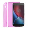 IDOL 1991 ΘΗΚΗ MOTOROLA MOTO G4 PLUS XT1642 ULTRA THIN TPU 0.3mm ΔΙΑΦΑΝΗ ΡΟΖ