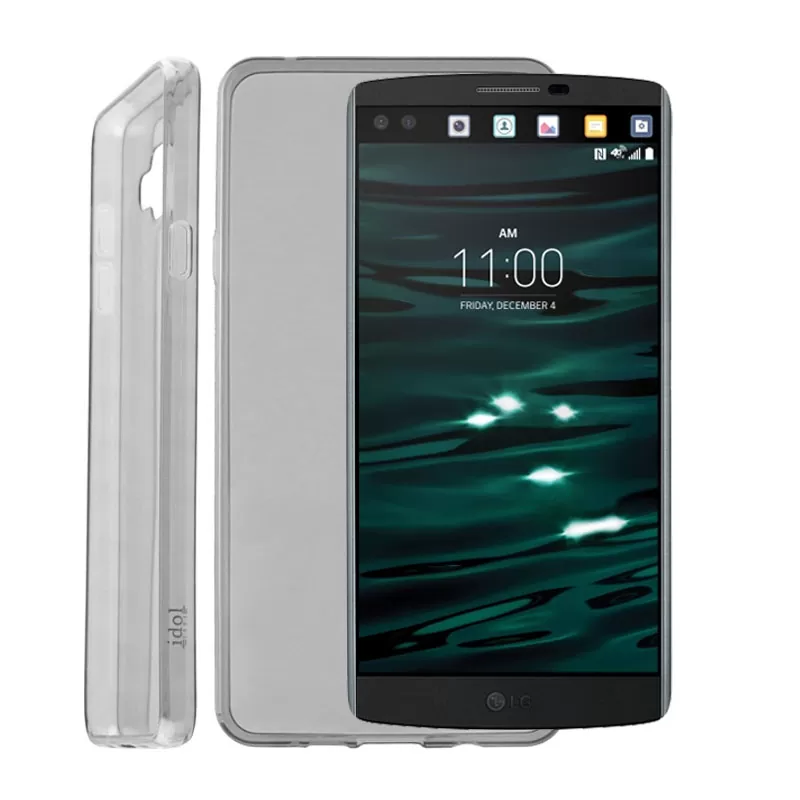 IDOL 1991 ULTRA THIN TPU ΘΗΚΗ LG V10 H960 5.7in 0.3mm ΔΙΑΦΑΝΗ ΓΚΡΙ