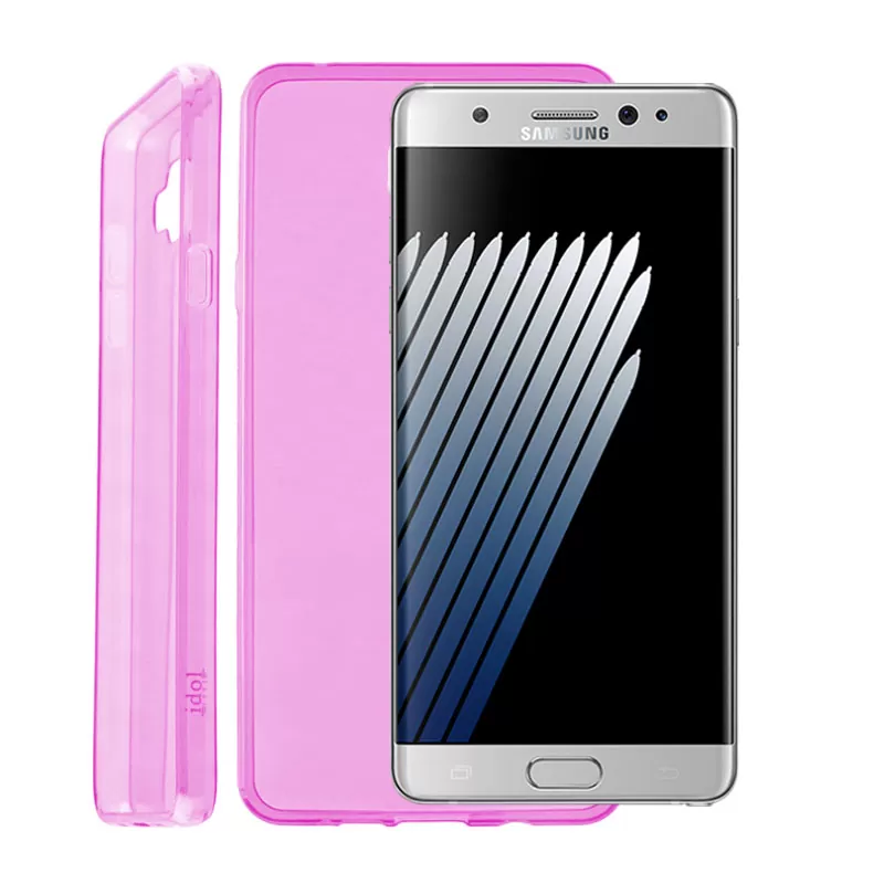 IDOL 1991 ULTRA THIN TPU ΘΗΚΗ SAMSUNG NOTE FE 0.3mm ΔΙΑΦΑΝΗ ΡΟΖ