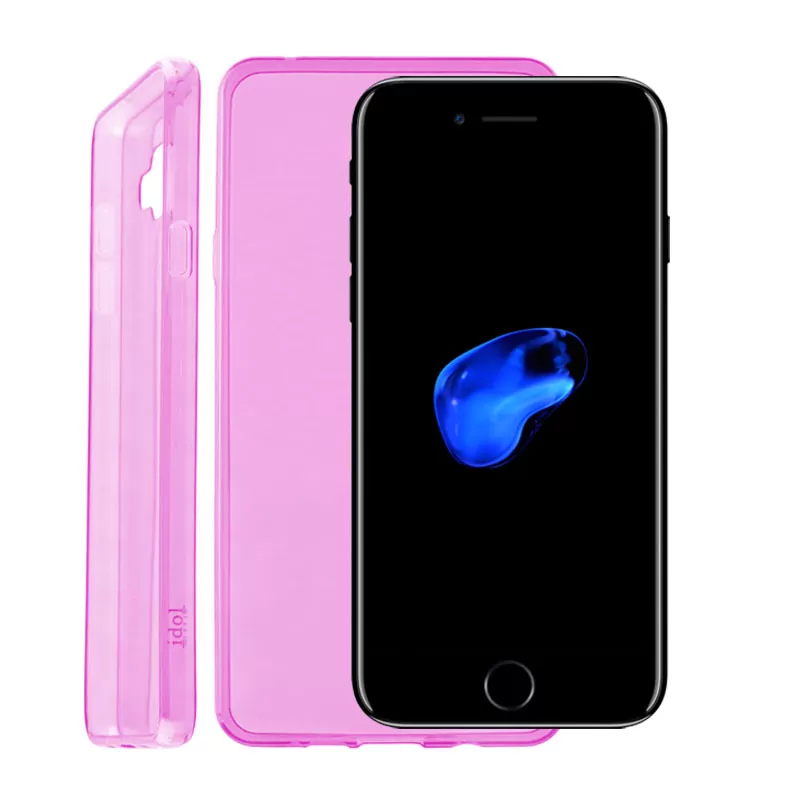 IDOL 1991 ULTRA THIN TPU ΘΗΚΗ IPHONE SE 2022/IPHONE SE 2020/IPHONE 8/7 4.7in 0.3mm ΔΙΑΦΑΝΗ ΡΟΖ
