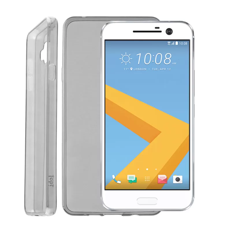 IDOL 1991 ULTRA THIN TPU ΘΗΚΗ HTC 10 0.3mm ΔΙΑΦΑΝΗ ΓΚΡΙ