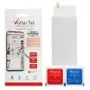 VOLTE-TEL TEMPERED GLASS ALCATEL PIXI 4 4G 5045D 5.0in 9H 0.26mm 2.5D FULL GLUE FULL COVER