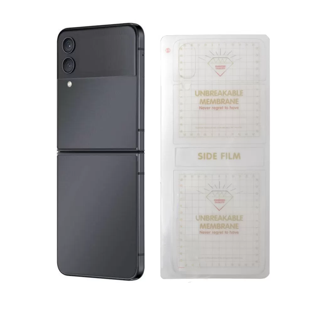 VOLTE-TEL PET SOFT FILM FOLDABLE SAMSUNG Z FLIP 4 5G F721 6.7in ΑΘΡΑΥΣΤΗ ΜΕΜΒΡΑΝΗ ΕΞΩΤΕΡΙΚΗΣ ΟΘΟΝΗΣ 0.20mm FULL COVER