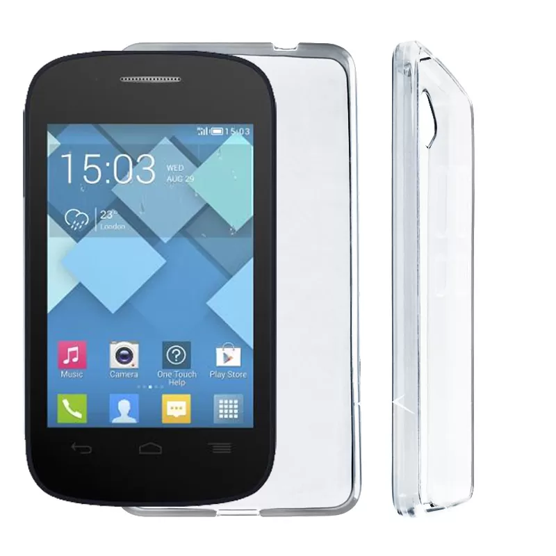 VOLTE-TEL SLIMCOLOR TPU ΘΗΚΗ ALCATEL SLIMCOLOR TPU POP C1 4015D ΔΙΑΦΑΝΗ