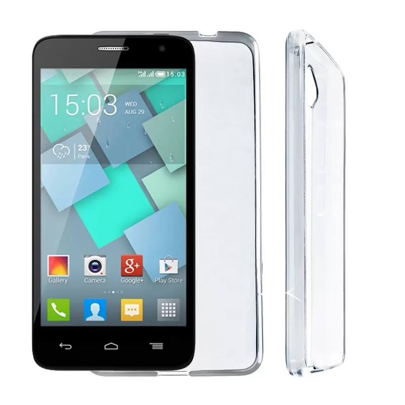 VOLTE-TEL SLIMCOLOR TPU ΘΗΚΗ ALCATEL SLIMCOLOR TPU IDOL MINI 6012D ΔΙΑΦΑΝΗ