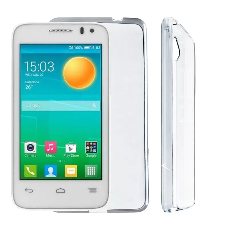 VOLTE-TEL SLIMCOLOR TPU ΘΗΚΗ ALCATEL SLIMCOLOR TPU POP D3 4037 ΔΙΑΦΑΝΗ
