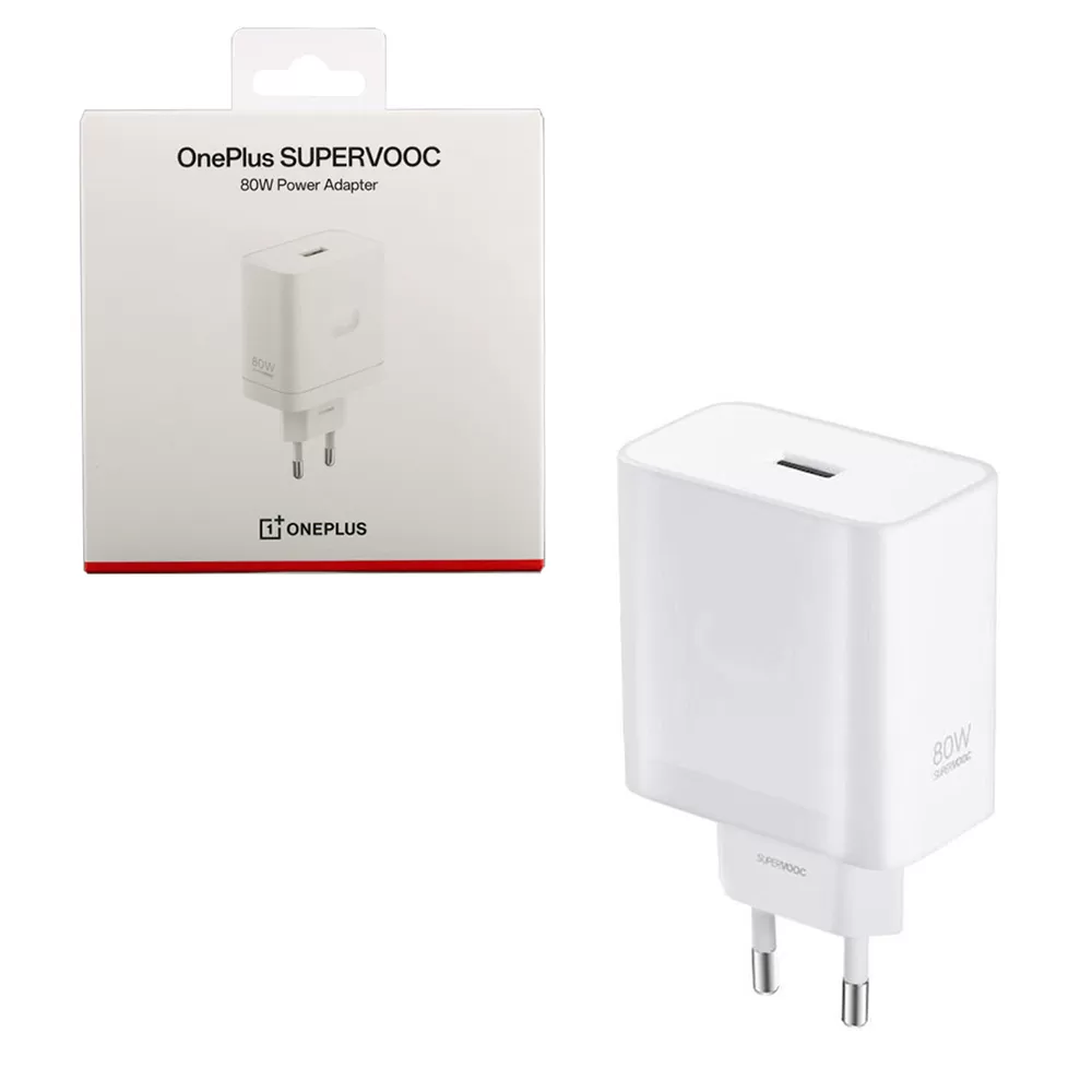TRAVEL ONEPLUS 5461100064 GAN USB-A 80W 5V/3A 9V/3A 12V/3A /15V/3A 11V/7.3A WHITE PACKING OR