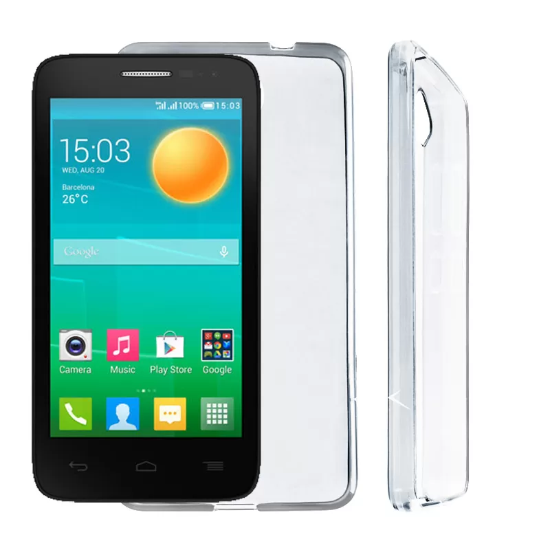 VOLTE-TEL SLIMCOLOR TPU ΘΗΚΗ ALCATEL SLIMCOLOR TPU POP D5 5038A ΔΙΑΦΑΝΗ