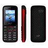 ΚΙΝΗΤΟ ΜΕ ΠΛΗΚΤΡΑ NSP 1800DS 2G 1.8in DUAL SIM  32MB/32MB RADIO-MP3/MP4 BLACK-RED + HANDS FREE GR