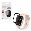 VOLTE-TEL ALUMINIUM TEMPERED GLASS APPLE WATCH 4/5/6/SE 40mm 3D CURVED 1.57in 0.30mm FULL COVER & INSTALLATION TOOL BLACK