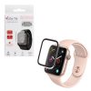 VOLTE-TEL ALUMINIUM TEMPERED GLASS APPLE WATCH 4/5/6/SE 40mm 3D CURVED 1.57in 0.30mm FULL COVER & INSTALLATION TOOL SILVER