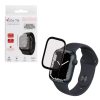 VOLTE-TEL ALUMINIUM TEMPERED GLASS APPLE WATCH 7/8/9 45mm 3D CURVED 1.9in 0.30mm FULL COVER & INSTALLATION TOOL BLACK