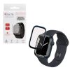 VOLTE-TEL ALUMINIUM TEMPERED GLASS APPLE WATCH 7/8/9 45mm 3D CURVED 1.9in 0.30mm FULL COVER & INSTALLATION TOOL BLUE