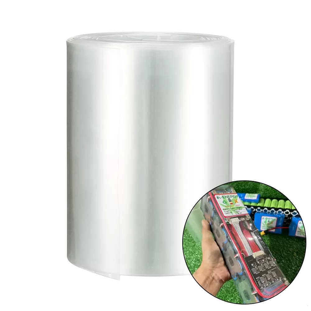 HYPER-FIX PVC ΔΙΑΦΑΝΗ ΘΕΡΜΟΣΥΣΤΕΛΛΟΜΕΝΗ ΤΑΙΝΙΑ ΜΠΑΤΑΡΙΩΝ 18650/ΠΑΝΤΟΣ ΤΥΠΟΥ 130mm 1 ΜΕΤΡΟ