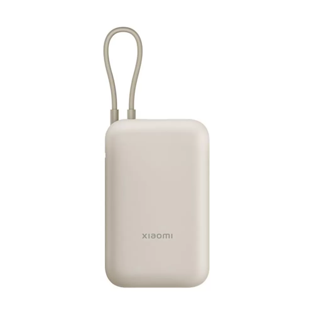 XIAOMI POWER BANK BHR9072GL 10000mAh 2 X 3.A USB-TYPE C FAST CHARGE (INTEGRATED USB-C CABLE) 22.5W BEIGE OR