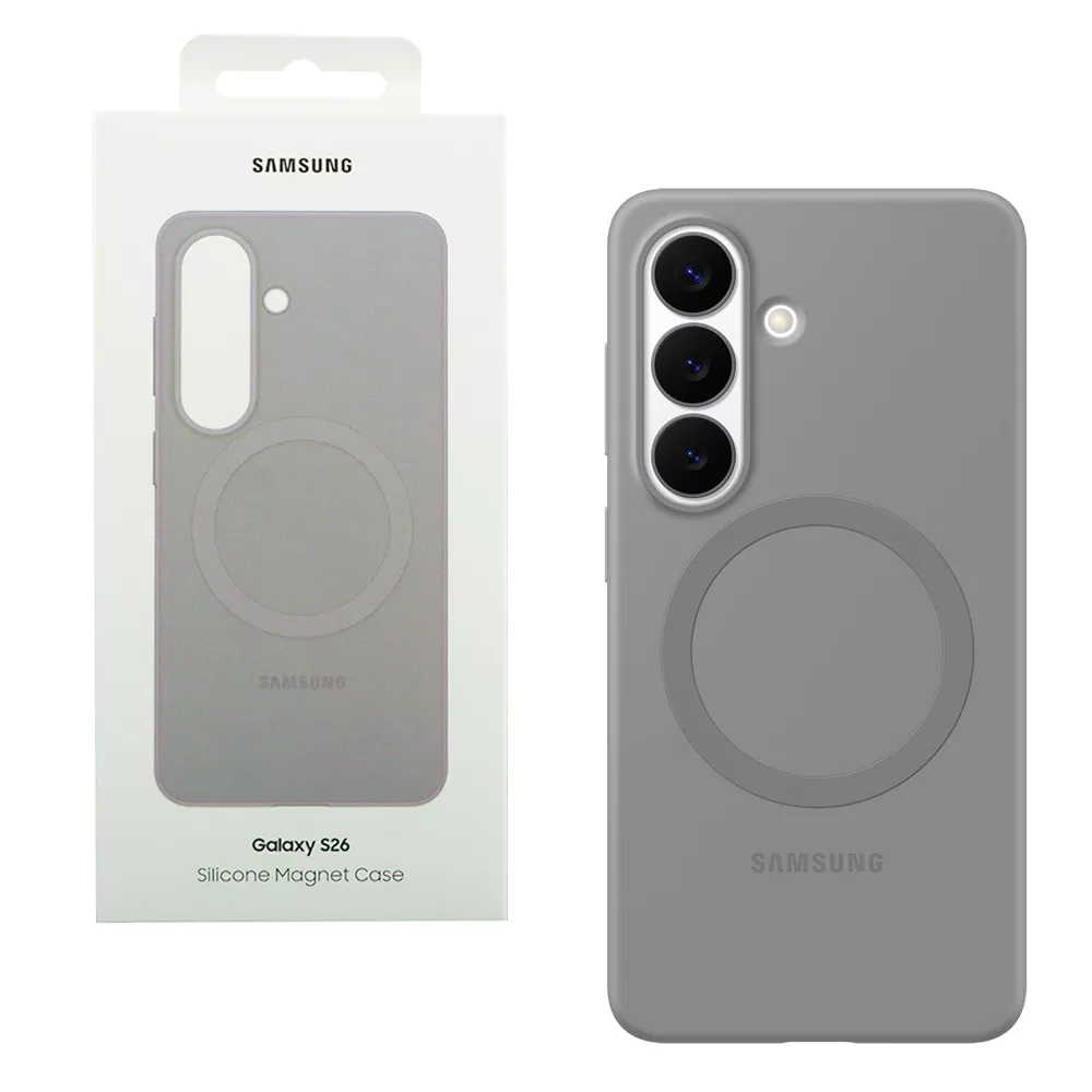 ΘΗΚΗ SAMSUNG S26 5G S942 SILICONE MAGNET COVER EF-ES942CJEGWW GREY PACKING OR