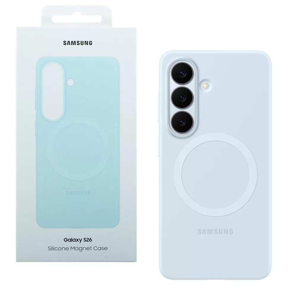 ΘΗΚΗ SAMSUNG S26 5G S942 SILICONE MAGNET COVER EF-ES942CLEGWW LIGHT BLUE PACKING OR