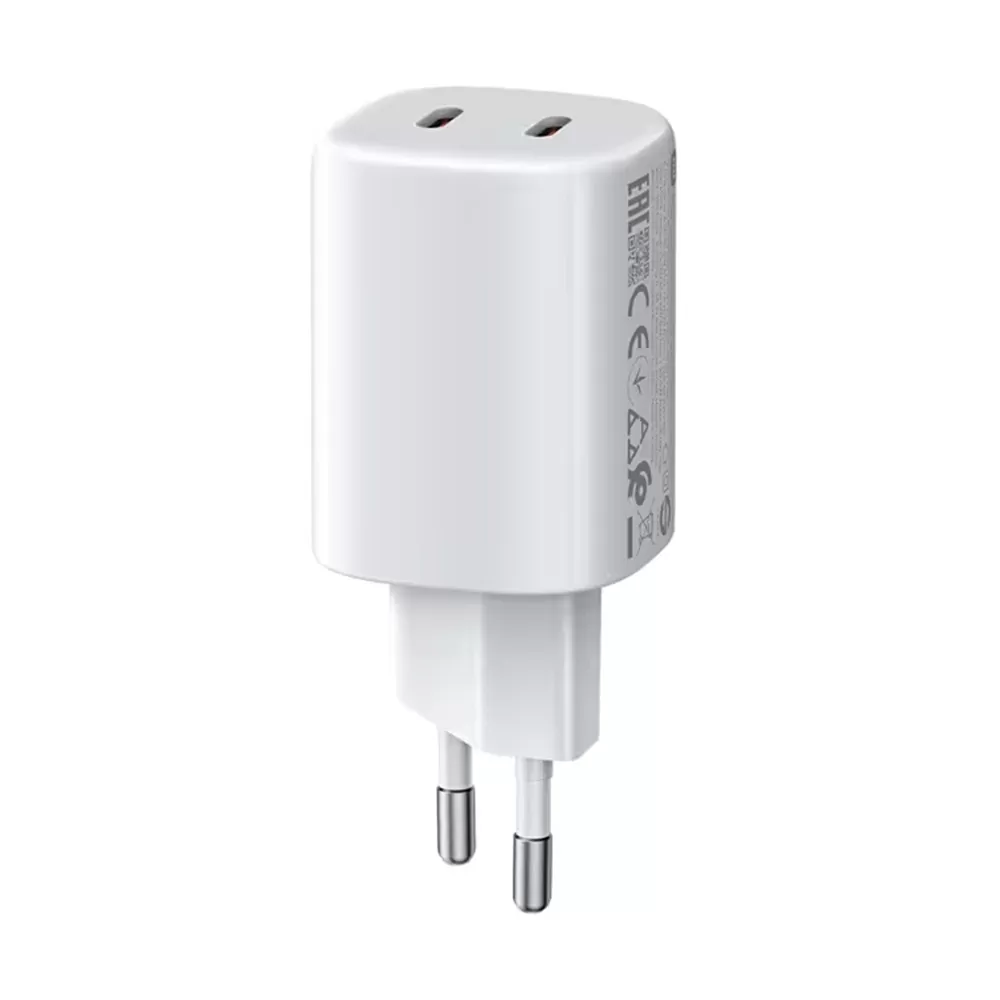 TRAVEL XIAOMI BHR087OEU NANO TURBO USB-C X2 5V/3A 20V/3.35A 45W WHITE PACKING OR