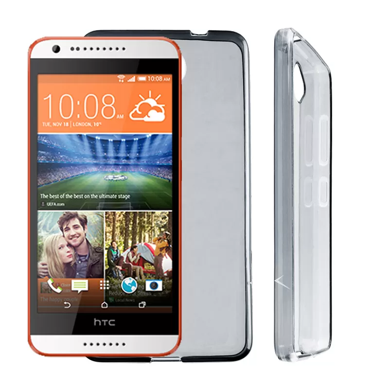 VOLTE-TEL ΘΗΚΗ HTC DESIRE 620 SLIMCOLOR TPU ΔΙΑΦΑΝΗ ΓΚΡΙ