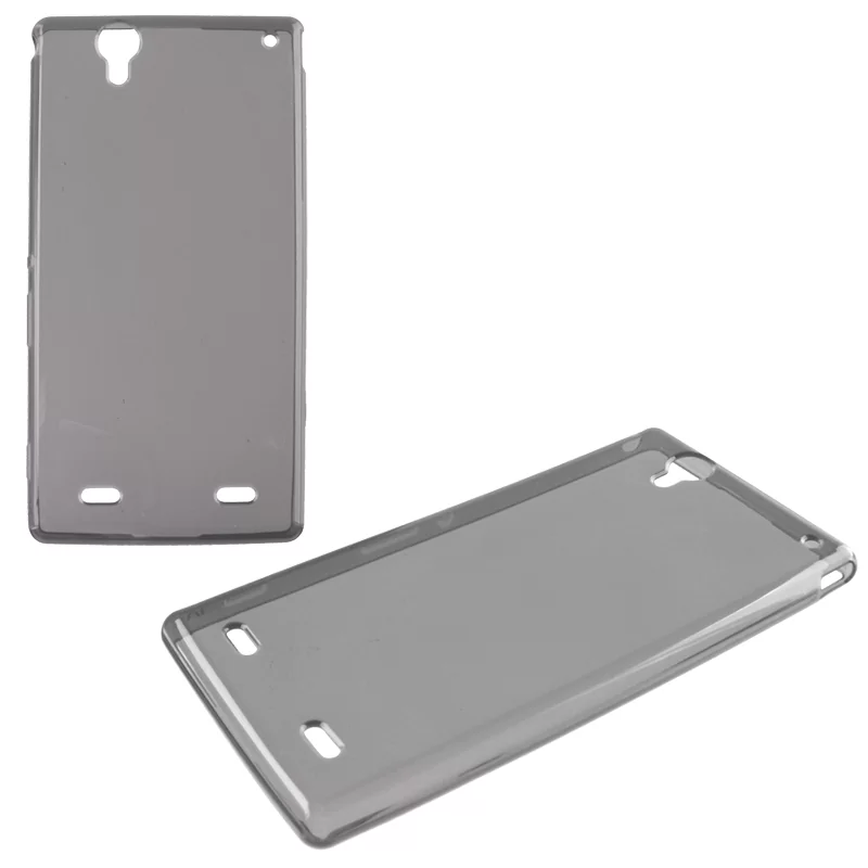 VOLTE-TEL SLIMCOLOR TPU ΘΗΚΗ SONY XPERIA T2 ULTRA D5303 ΔΙΑΦΑΝΗ ΓΚΡΙ