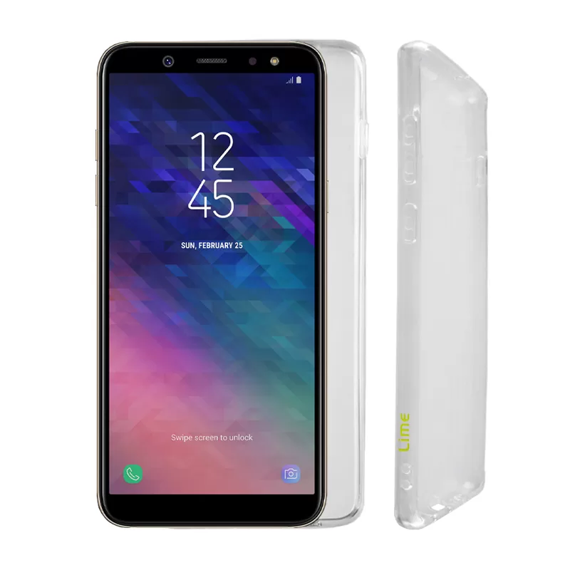 LIME SLIMCLEAR TPU ΘΗΚΗ SAMSUNG A6 PLUS 2018 A605 6.0in ΔΙΑΦΑΝΗ - Image 2