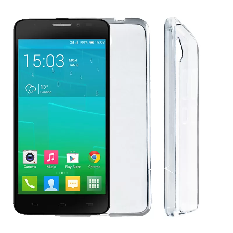 VOLTE-TEL SLIMCOLOR TPU ΘΗΚΗ ALCATEL SLIMCOLOR TPU IDOL X PLUS 6043D ΔΙΑΦΑΝΗ