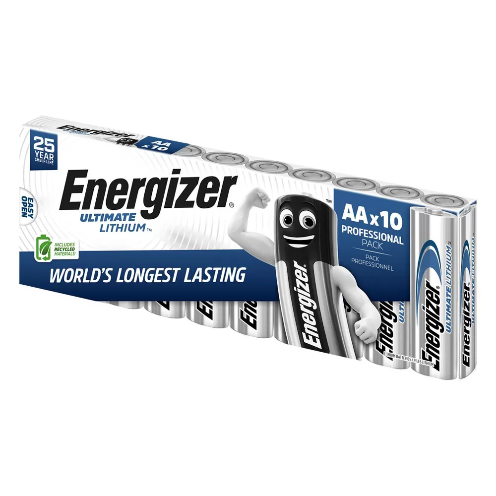ENERGIZER ΜΠΑΤΑΡΙΕΣ ULTIMATE ΛΙΘΙΟΥ AA FR6/L91 1,5V 3500mAh Li-ion 10/BLISTER