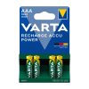 VARTA ΜΠΑΤΑΡΙΕΣ ΕΠΑΝΑΦΟΡΤΙΖΟΜΕΝΕΣ AAA/HR03 1.2V 1000mAh Ni-MH RECHARGE ACCU POWER READY TO USE 4/BLISTER