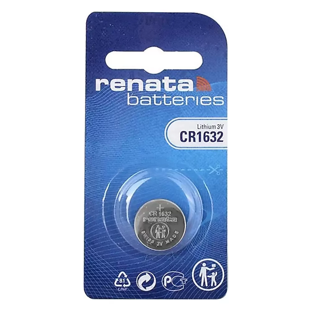 RENATA ΜΠΑΤΑΡΙΕΣ ΝΟΜΙΣΜΑΤΟΣ ΛΙΘΙΟΥ CR1632 3V Li-ion 1 ΤΕΜ. 1/BLISTER