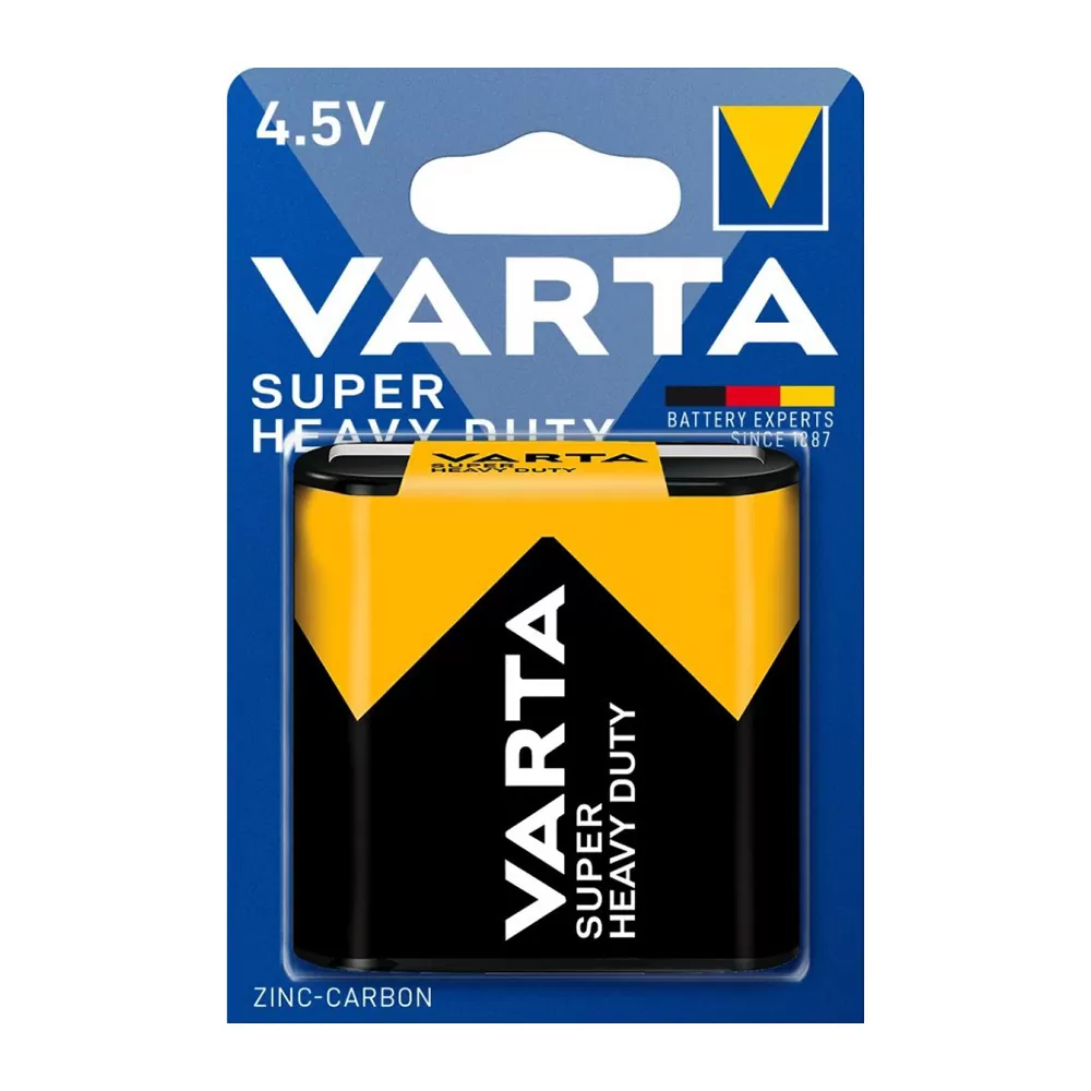 VARTA SUPERLIFE ΜΠΑΤΑΡΙΕΣ  ZINC CARBON ΑΠΛΕΣ 3R12 4.5V 1/BLISTER