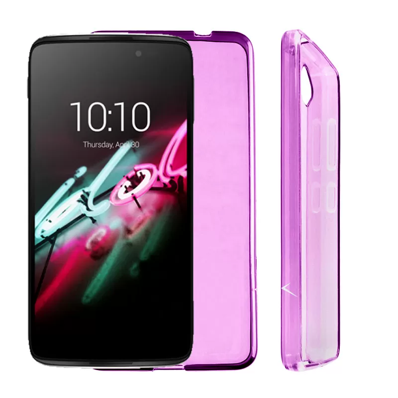 VOLTE-TEL ΘΗΚΗ ALCATEL IDOL 3 4.7" 6039X SLIMCOLOR TPU ΔΙΑΦΑΝΗ ΡΟΖ