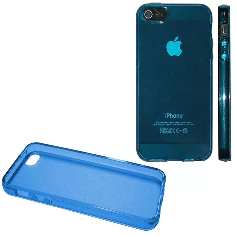 VOLTE-TEL SLIMCOLOR TPU ΘΗΚΗ IPHONE SE/5/5S ΔΙΑΦΑΝΗ ΜΠΛΕ