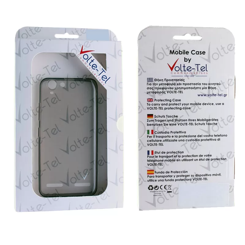 VOLTE-TEL SLIMCASE ΘΗΚΗ LENOVO VIBE K5 A6020 5.0in TPU GREY