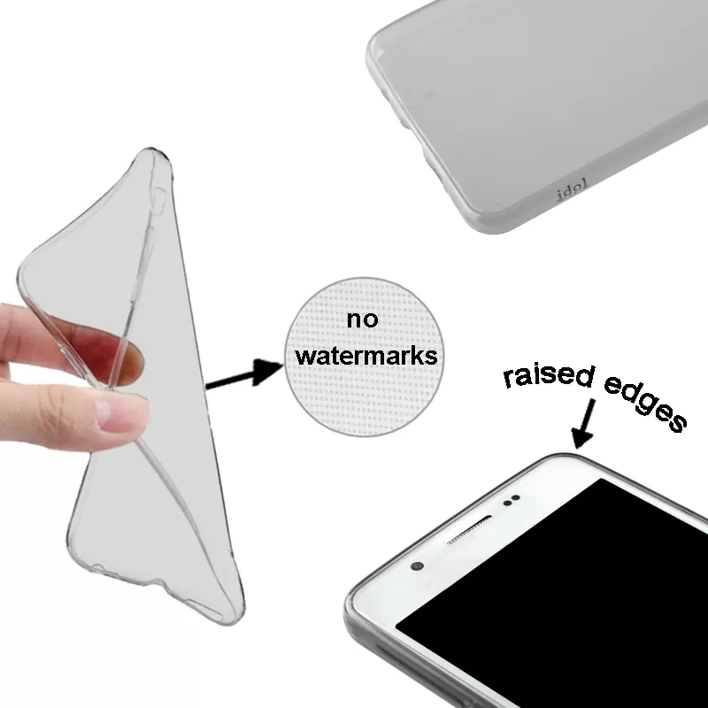 IDOL 1991 ΘΗΚΗ SONY Z5 E6653 ULTRA THIN TPU 0.3mm ΔΙΑΦΑΝΗ ΓΚΡΙ - Image 2