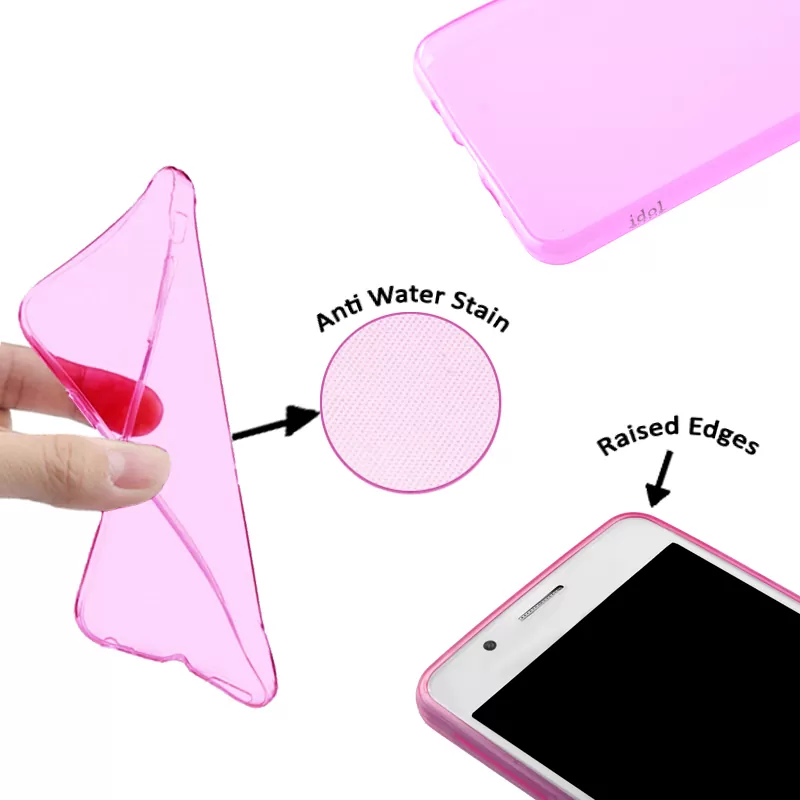 IDOL 1991 ΘΗΚΗ SONY XPERIA C4 E5303 ULTRA THIN TPU 0.3mm ΔΙΑΦΑΝΗ ΡΟΖ - Image 2