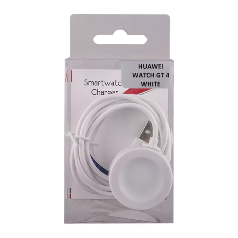 VOLTE-TEL ΑΣΥΡΜΑΤΟΣ ΦΟΡΤΙΣΤΗΣ ΜΕ ΚΑΛΩΔΙΟ USB-A ΓΙΑ HUAWEI WATCH GT/3/4/5/6 RUNNER/WATCH 3/3PRO/ULTIMATE/2 WHITE - Image 4