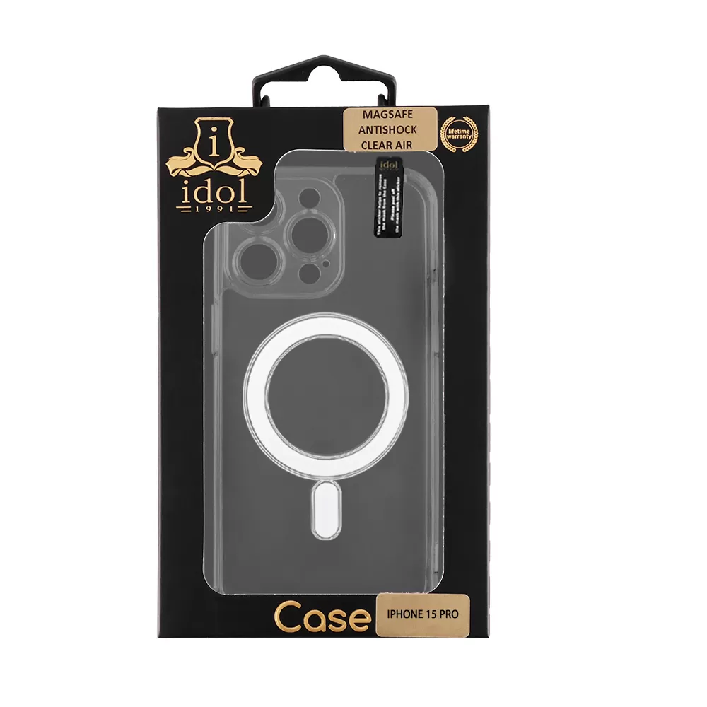 IDOL 1991 SUPER MAGSAFE ΘΗΚΗ IPHONE 15 PRO 6.1in ANTISHOCK CLEAR AIR BACK COVER TPU FULL CAMERA PROTECTION ΔΙΑΦΑΝΗ - Image 2