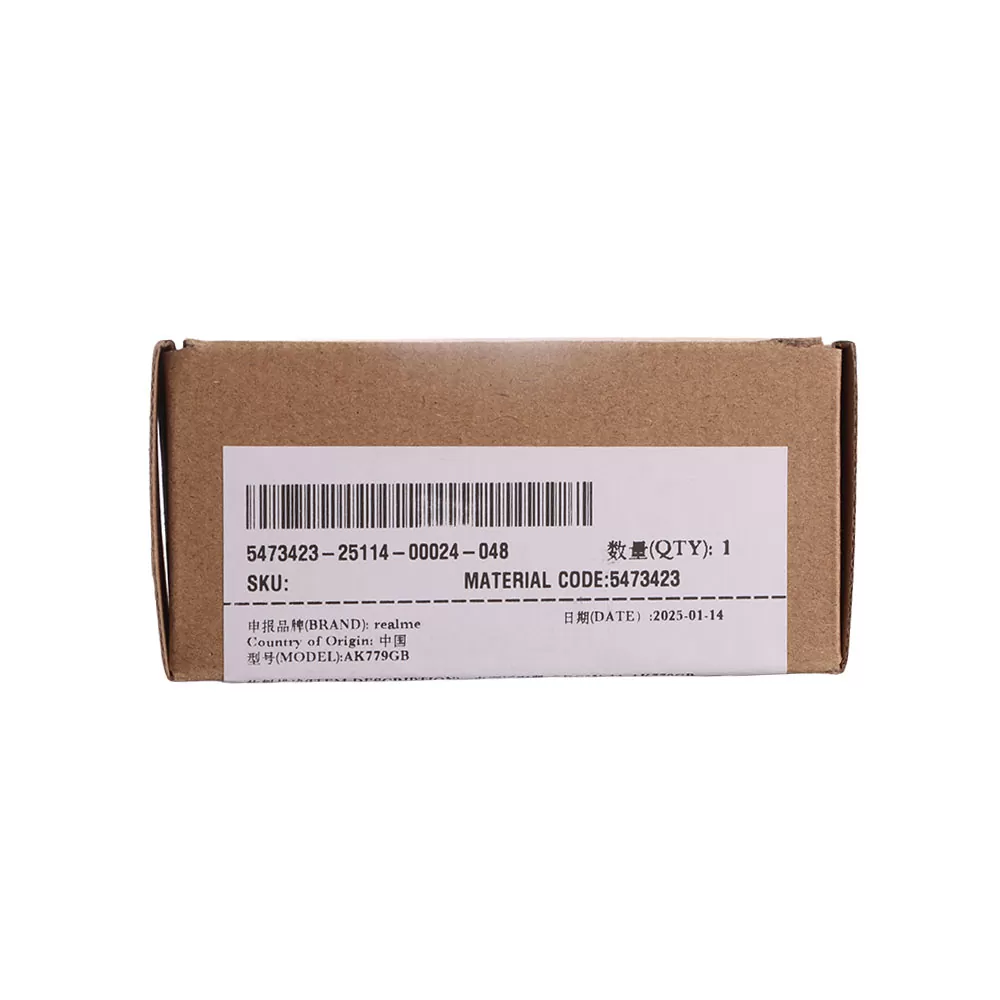 TRAVEL REALME AK779GB USB-A 3.0 USB-A 5V 4A 20W WHITE 5473423 ORIGINAL SERVICE PACK - Image 2