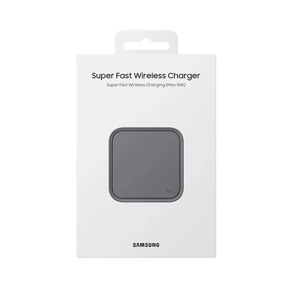 WIRELESS CHARGER SAMSUNG EP-P2400BBEGEU 15W FAST CHARGE QI PAD - ADAPTER BLACK PACKING OR - Image 2
