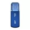 SILICON POWER USB FLASH DRIVE 128GB USB 3.2 HELIOS H202 SP128GBUF3202V1B ALUMINIUM CASE BLUE