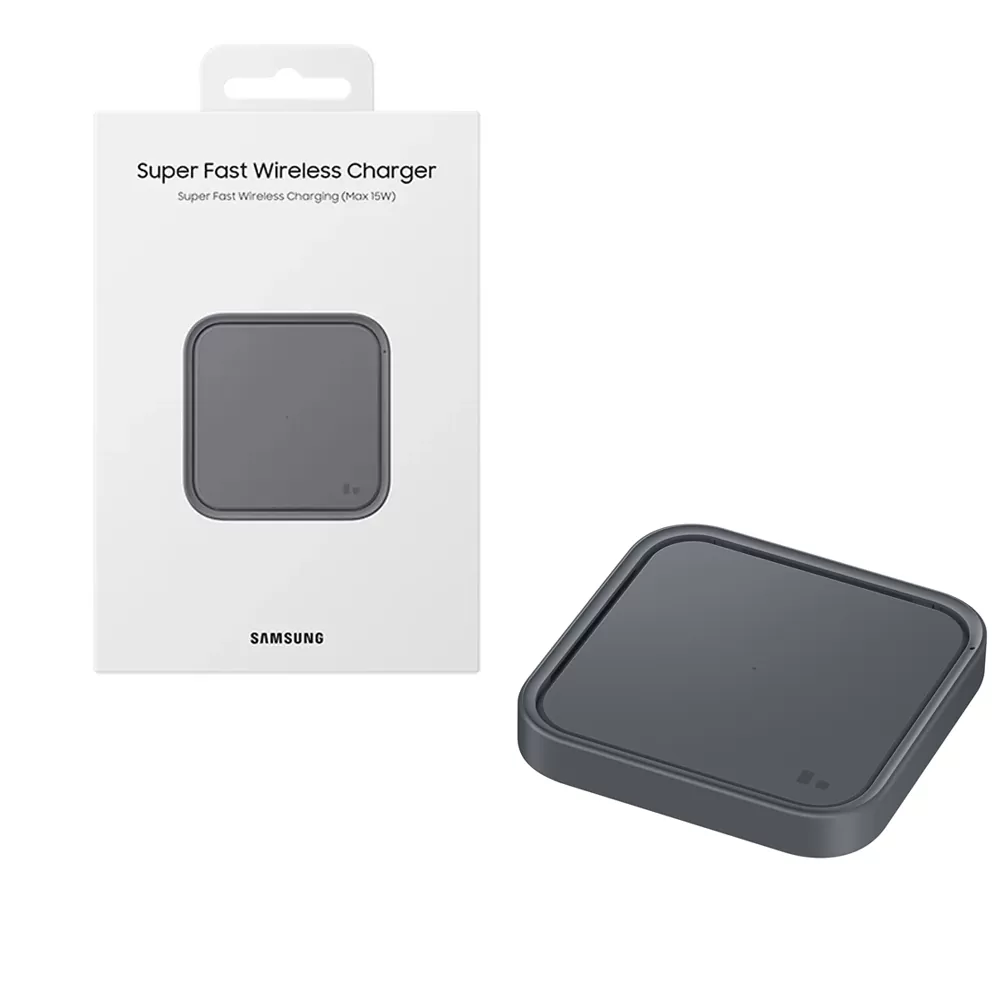 WIRELESS CHARGER SAMSUNG EP-P2400BBEGEU 15W FAST CHARGE QI PAD - ADAPTER BLACK PACKING OR